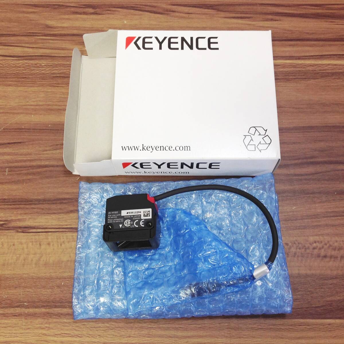 ●【AH-05854】未使用品 KEYENCE キーエンス 面光電センサ アンプ分離型センサヘッド160mm AI-H160 【レターパックプラス・送料520円可】の画像2