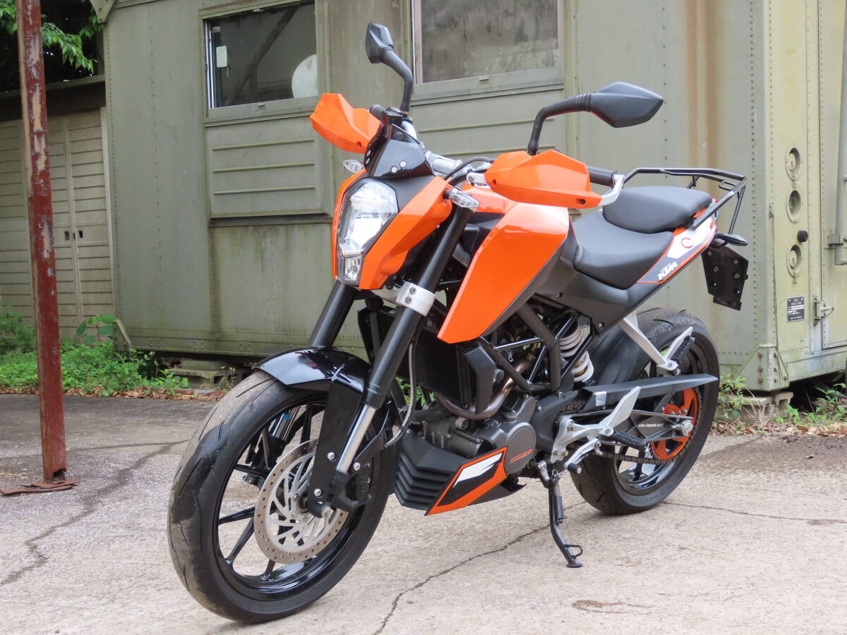 KTM　DUKE125　デューク125　走行距離1万キロ台　キレイ　BASは業者価格にて陸送手配可能_画像4