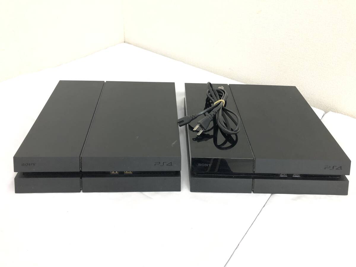[JN56]SONY Sony PS4 PlayStation 4 body only 2 pcs summarize CUH-1000A ×1 CUH-1200A ×1 electrification only verification junk treatment used present condition goods 