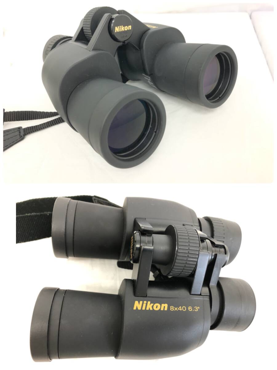 【MO82】 (O) 双眼鏡 まとめ売り 計15点 Nikon/PENTAX Vixen など 重量 約5㎏ 大量 アンティーク レトロ 中古現状品_画像4