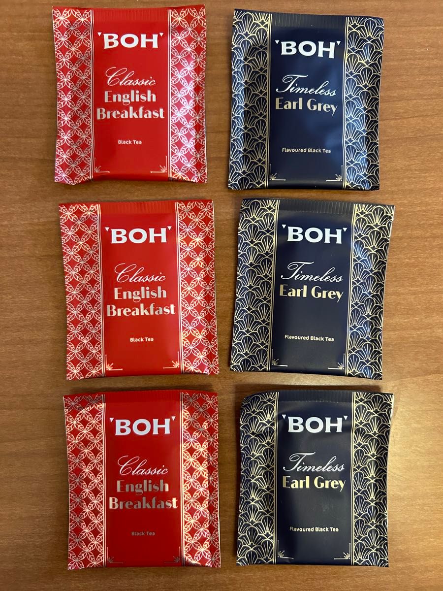 BOH紅茶ティーバッグ（3個×2種セット）