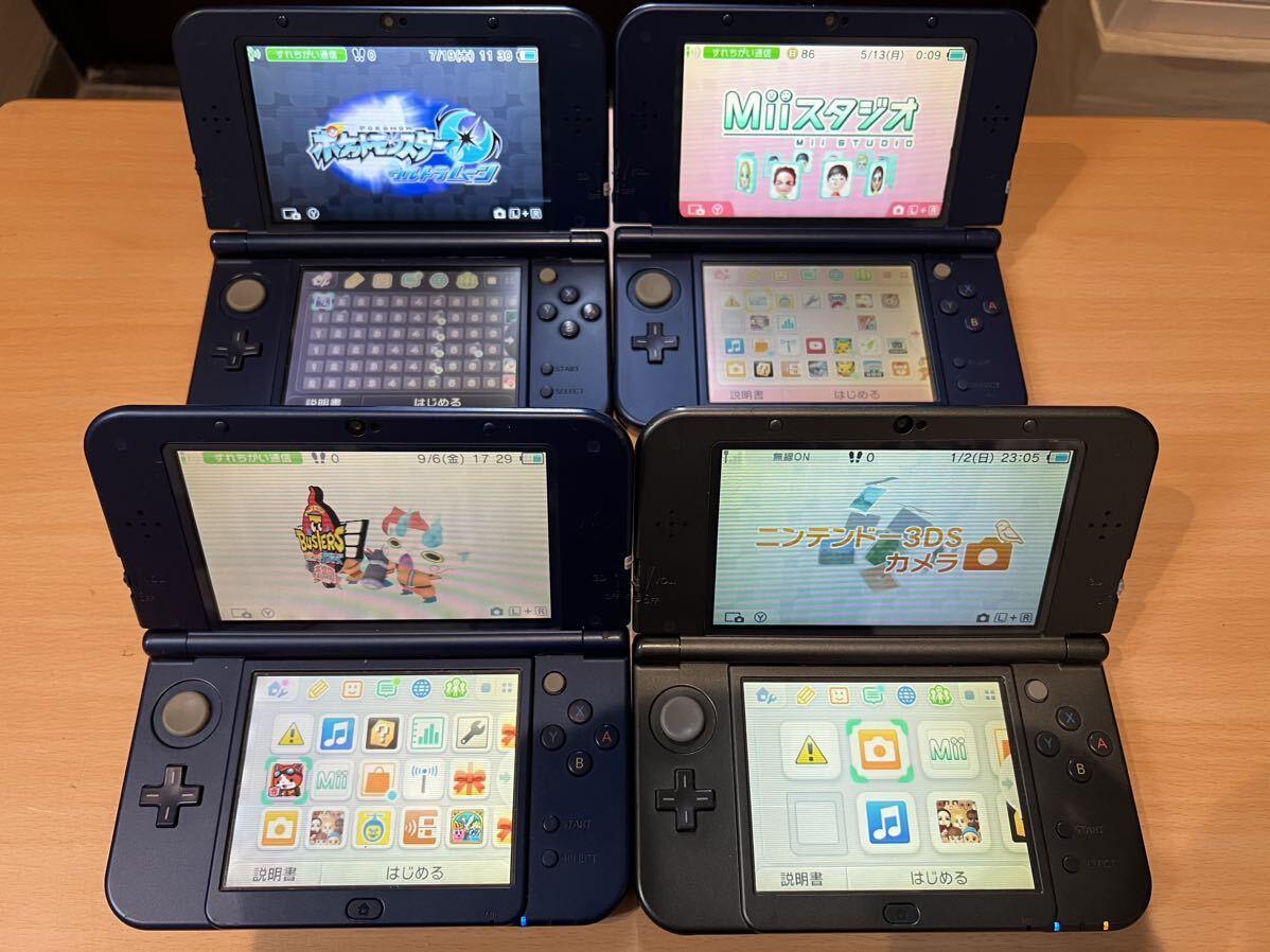 任天堂 Nintendo NEW3dsll 通電確認済み4台_画像1