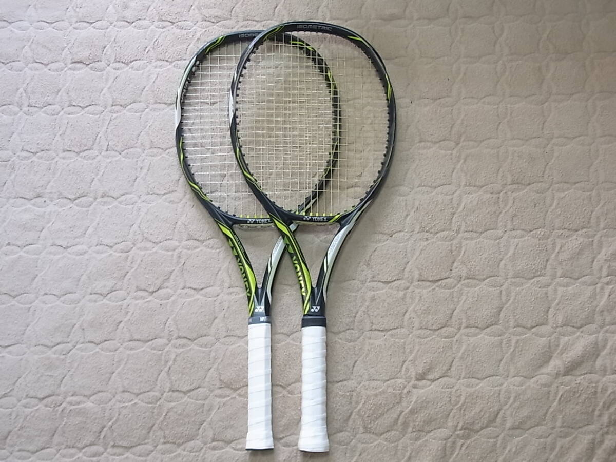 １円〜 YONEX EZONE DR100 ヨネックス硬式テニスラケット 2本セットの画像2