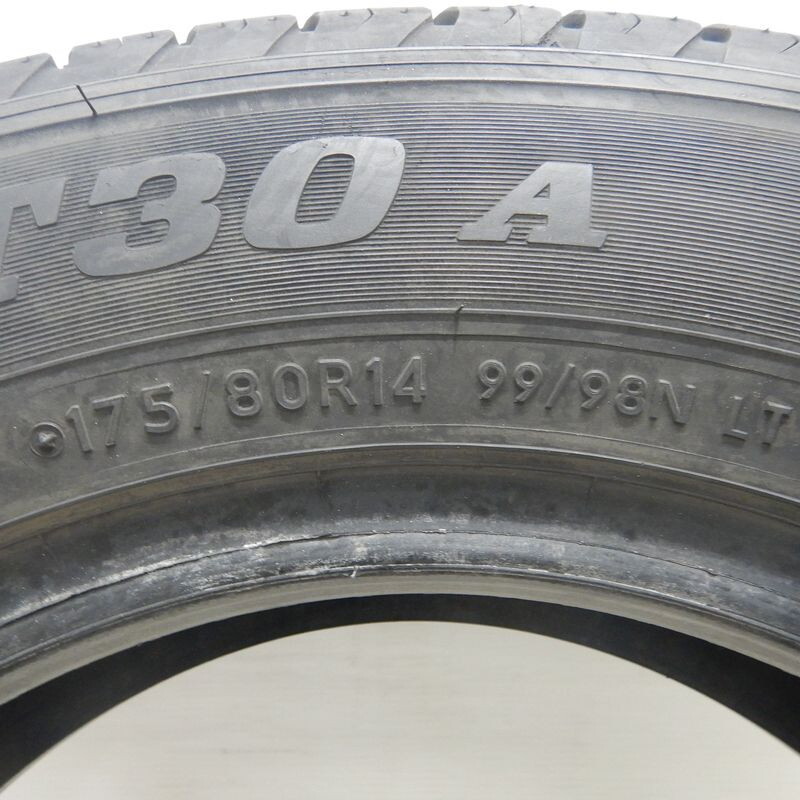 中古タイヤ 175/80r14 99/98N タイヤ ダンロップ SP LT30A 1本 単品 バネット ボンゴ アトラス 中古 14インチ_画像4