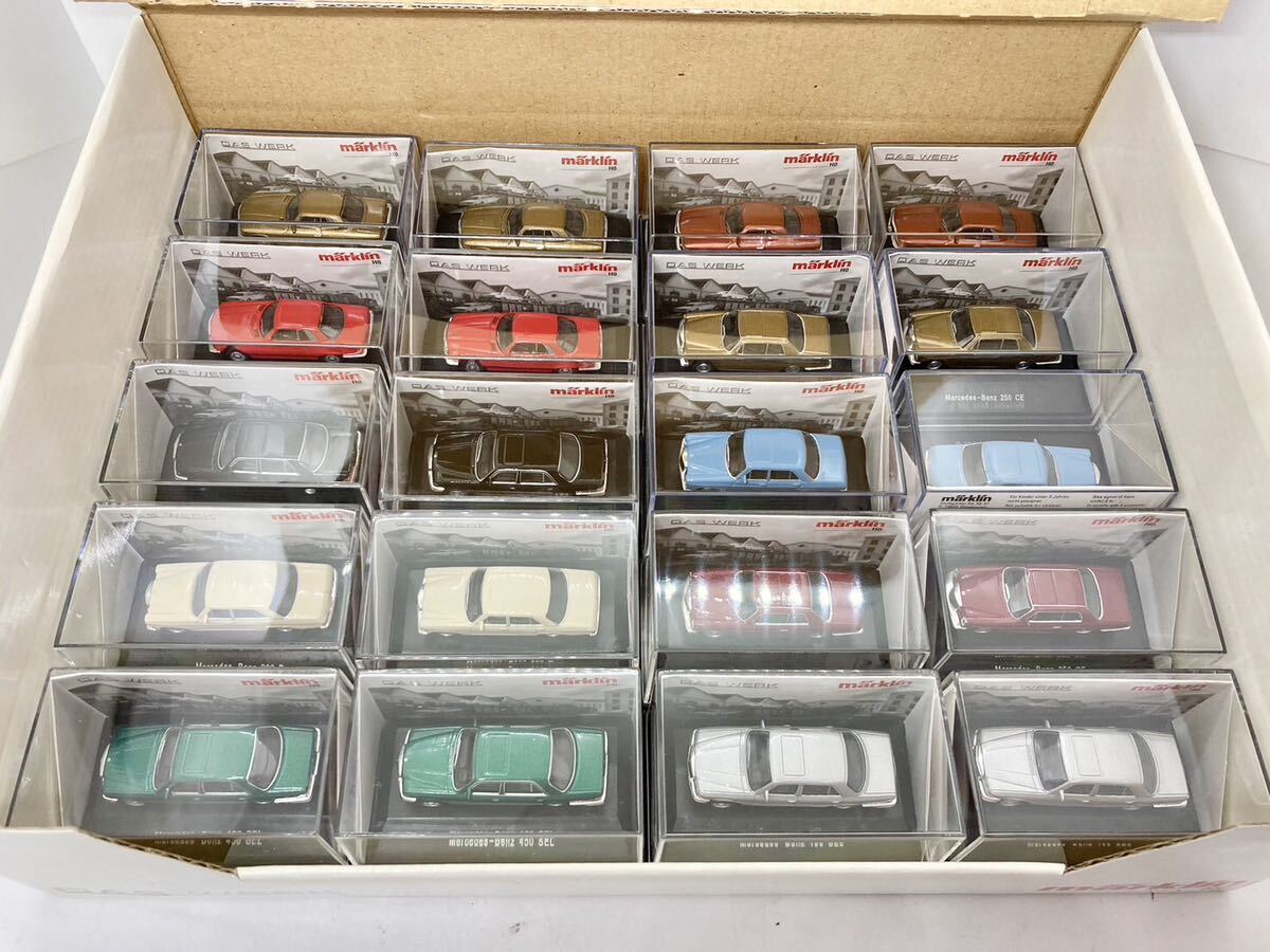 40 pcs together summarize Mercedes Benz minicar meruk Lynn Herpa? HO gauge beautiful goods 1 jpy ~