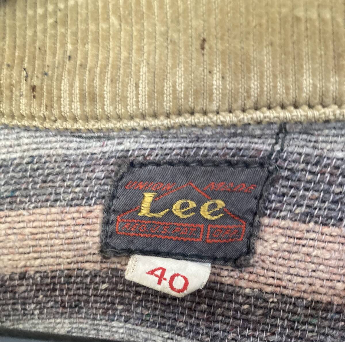  оригинал!1940 годы после половина Lee 101LJ storm rider красный ta Gree покрывало раздельный 506 507 Levi's Vintage рукав сетка (желудок) 