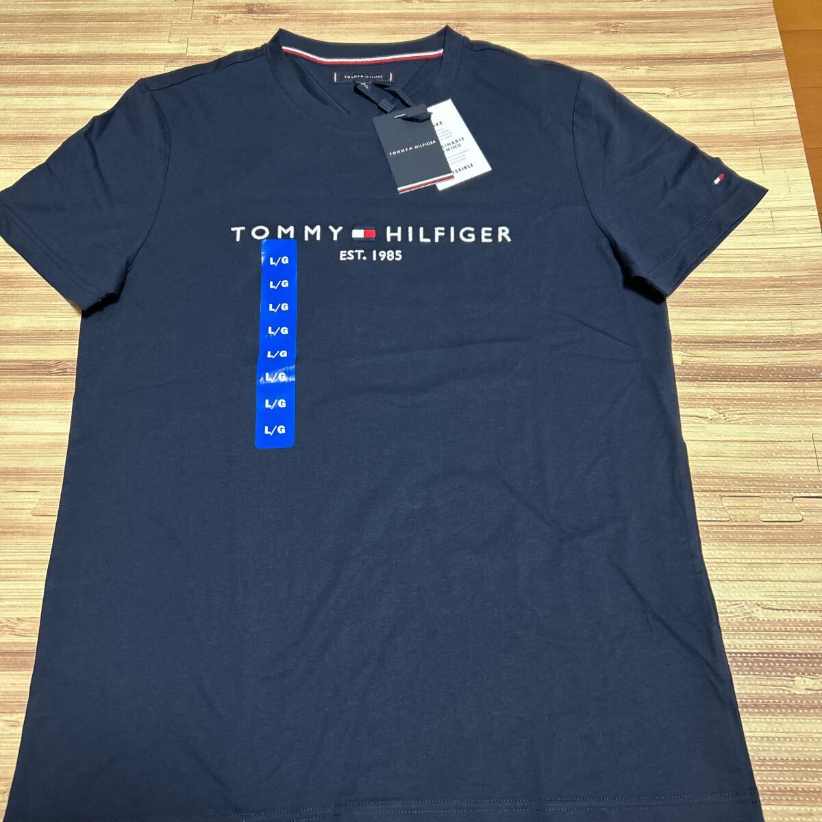 TOMY HILFIGER半袖Tシャツ Lサイズ新品未使用品_画像1