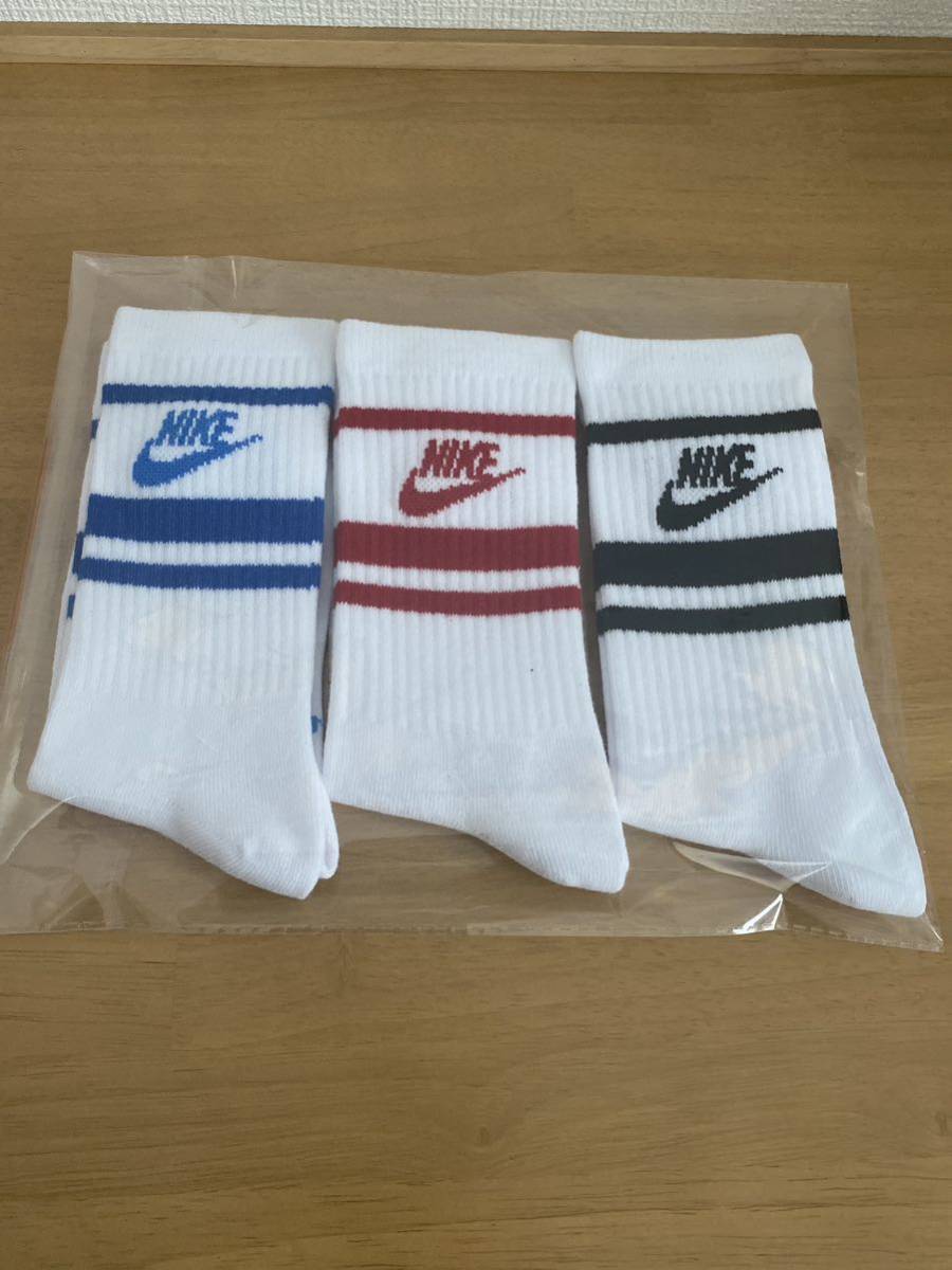  new goods Nike socks 3 pair socks Nike 25~27cm.