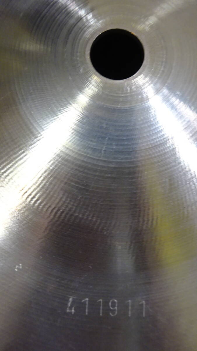 ⑨　Paiste　FORMULA６０２　１５インチハイハット上下セット　Ｔひび有_画像4