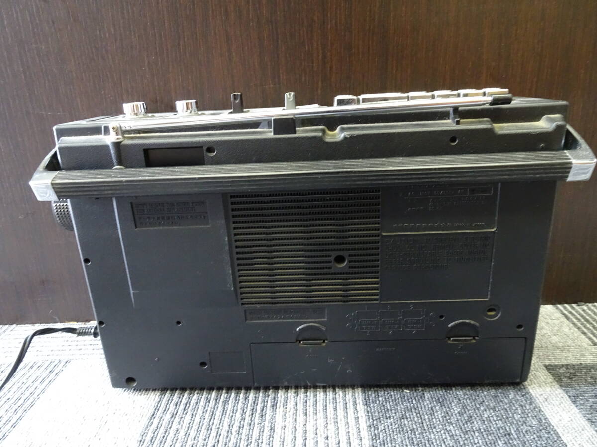 National/ National RX-2350 radio-cassette simple operation verification ending that time thing Showa Retro audio equipment cassette recorder radio super-discount 1 jpy start 