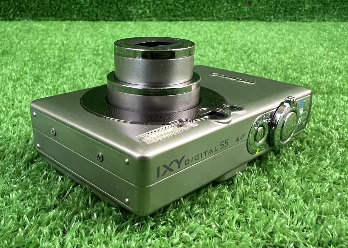【動作OK】Canon キャノン IXY DIGITAL 55 PC1150 デジタルカメラ デジカメ シルバー イクシーの画像5