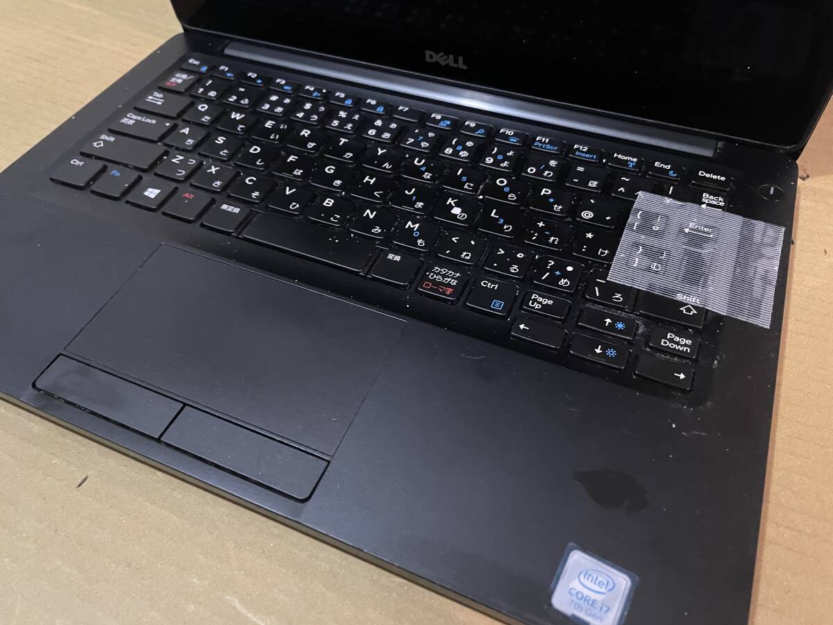 DELL Latitude 7280 Core i7-7600U 2.80GHz/メモリ8GB/SSDなし/12.5インチFHD1920×1080タッチパネル/BIOS起動【ジャンク】_画像2