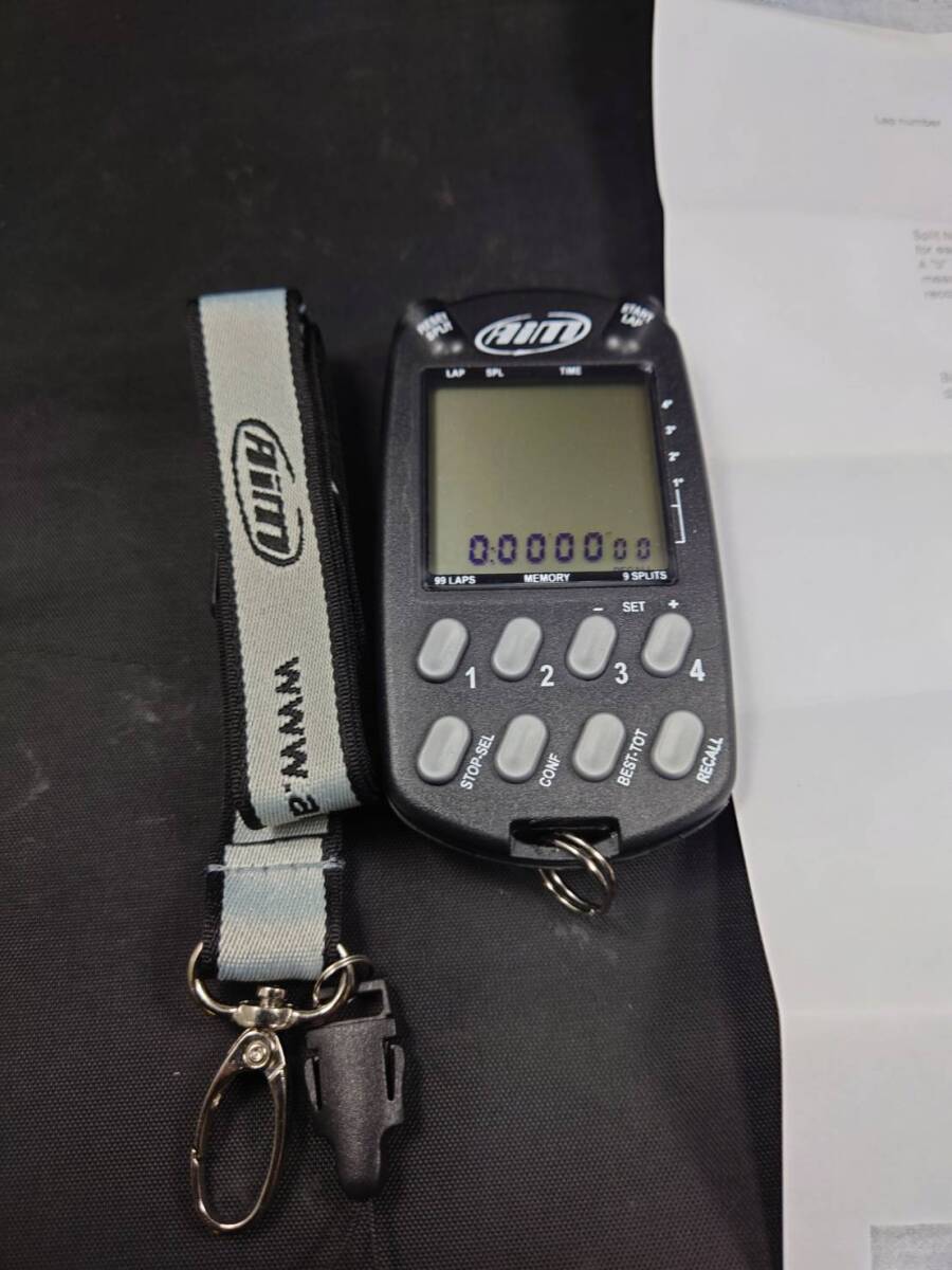 6300円 AIM MULTICHRON マルチクロン ストップウォッチ ブラック 6300円 AIM MULTICHRON マルチクロン ストップウォッチ ブラック