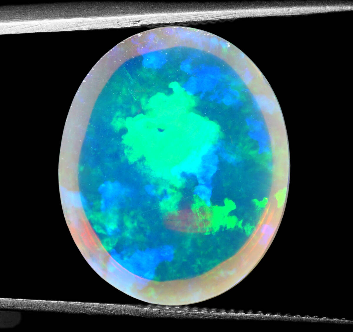 ★天然クリスタルオパール オーストラリア産 最高級 6.83ct ルース 宝石 ジュエリー jewelry_画像4