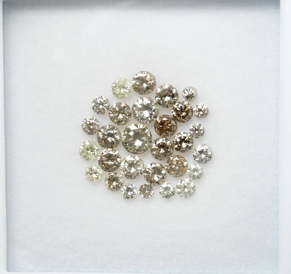 ★おまとめ天然ダイヤモンド 最高級 2.055ct ラージメレ 1.8mmUP ルース 宝石 ジュエリー jewelry_画像3