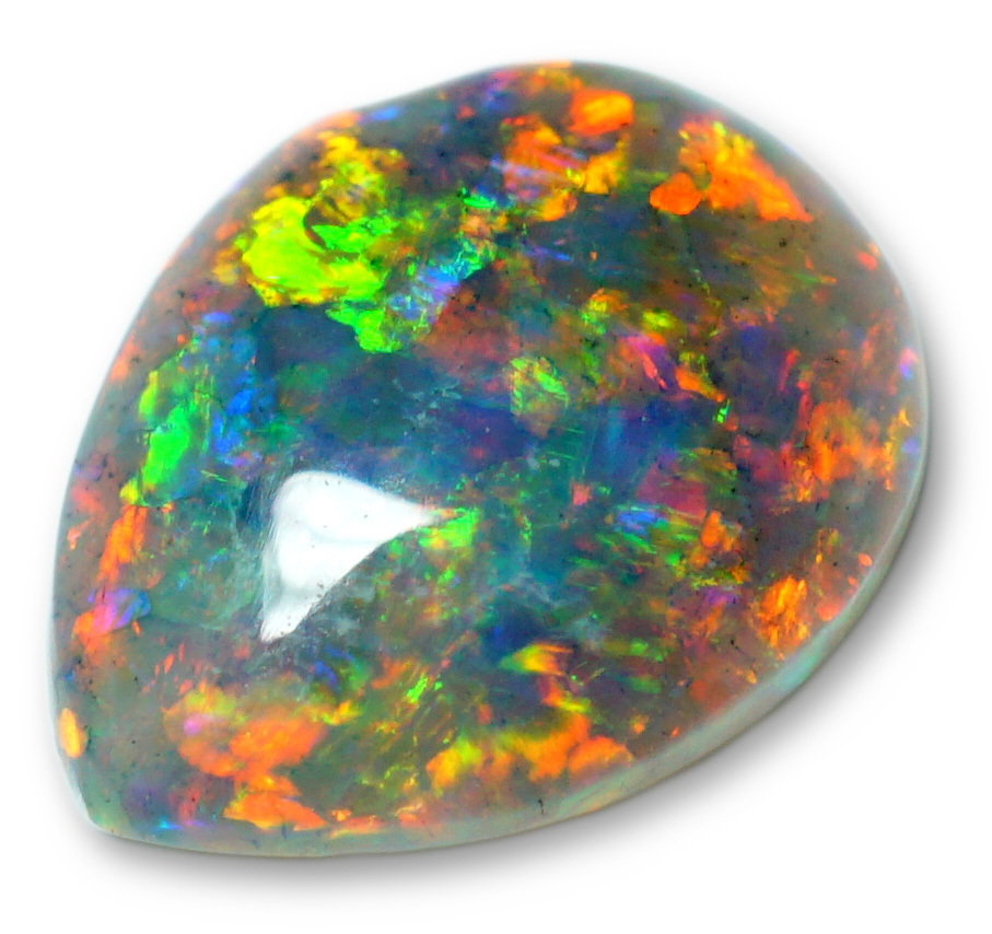 * natural semi black opal Australia production top class 0.51ct loose gem jewelry jewelry