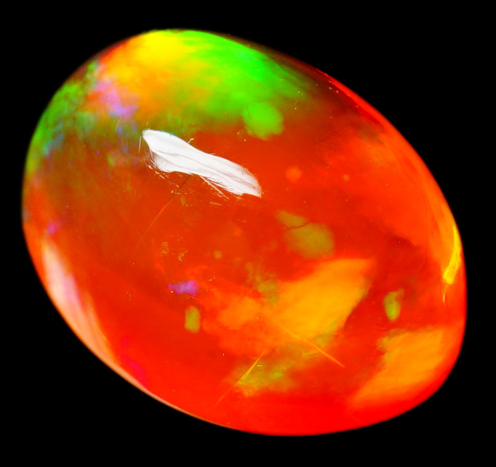 * natural fire - opal Mexico production top class 1.15ct loose gem jewelry jewelry