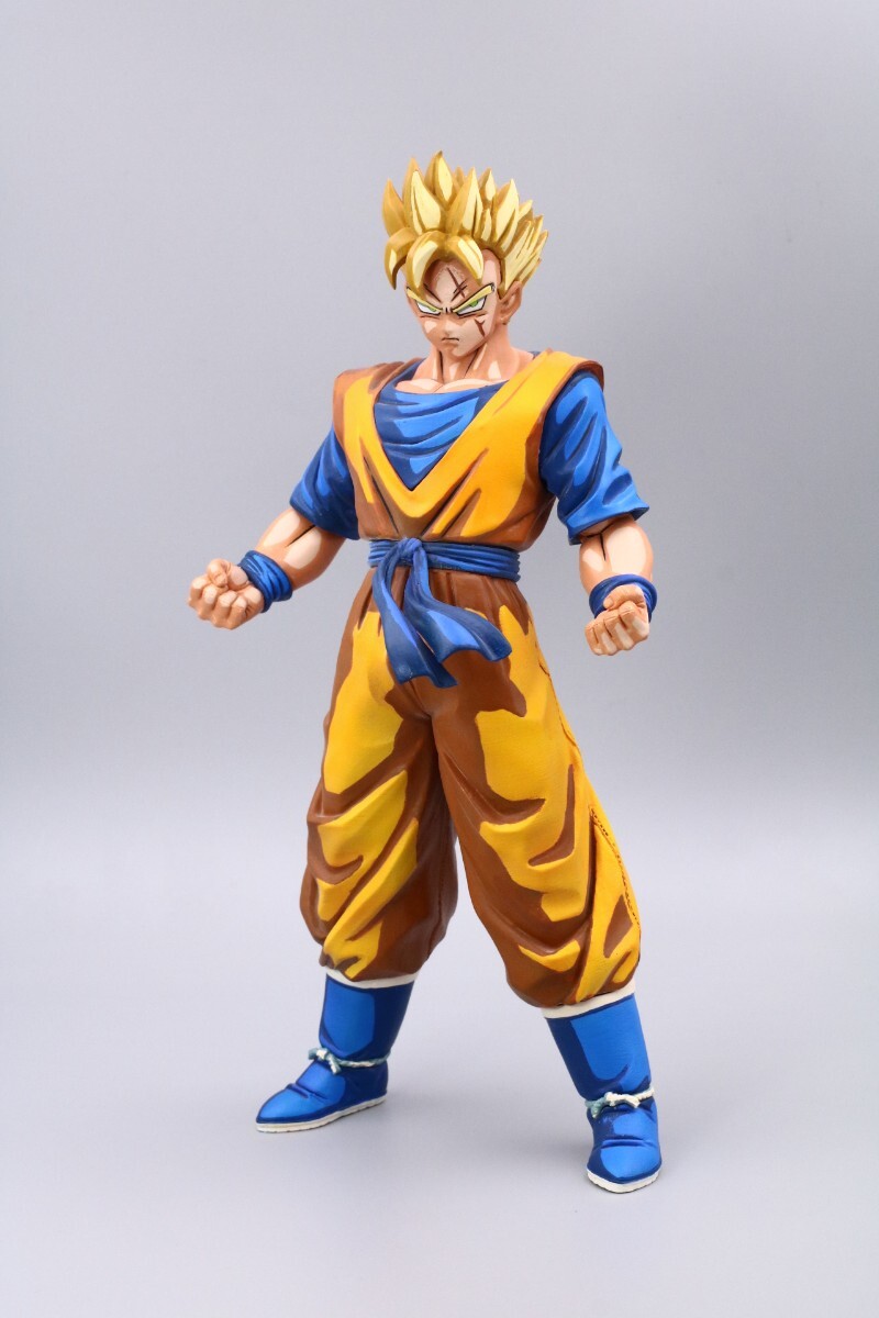 ドラゴンボール 孫悟飯 フィギュア リペイント　未来への決闘 C賞 孫悟飯　一番くじ　二次元　2次元塗装　アニメ塗り　2D DRAGONBALL_画像6