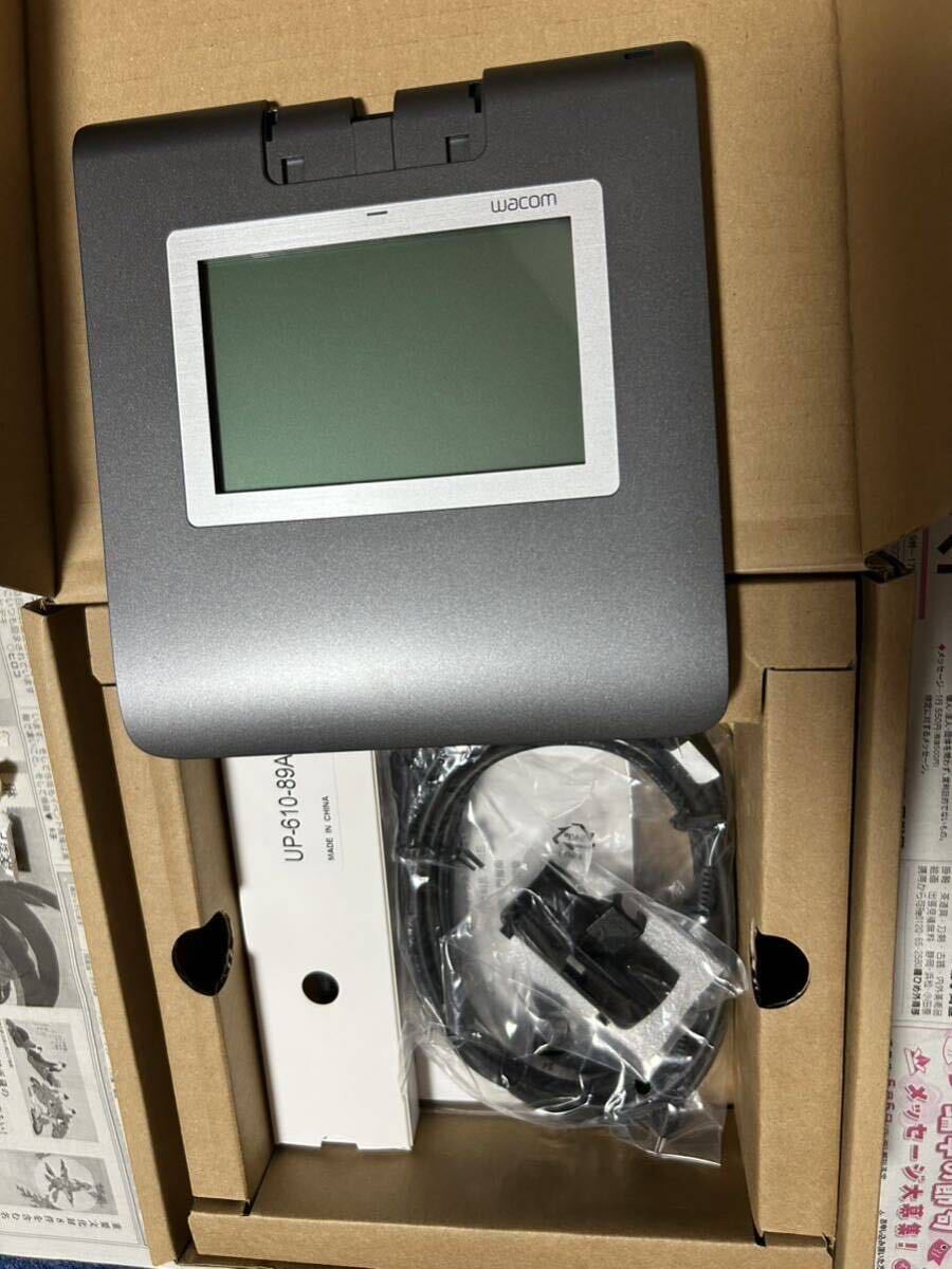 wacom ワコム STU-430 液晶 サインタブレット電子サインペン 未使用品 動作未確認品の画像1