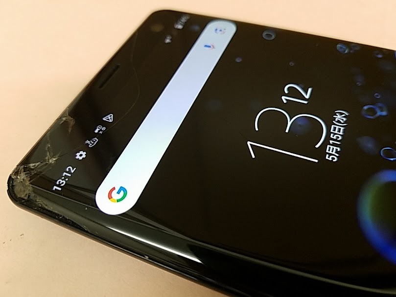 【ジャンク】Xperia XZ3 SO-01L 4GB/64GB docomo mineoD irumo ahamo対応 SIMロック解除品 ※画面割れあり_画像3