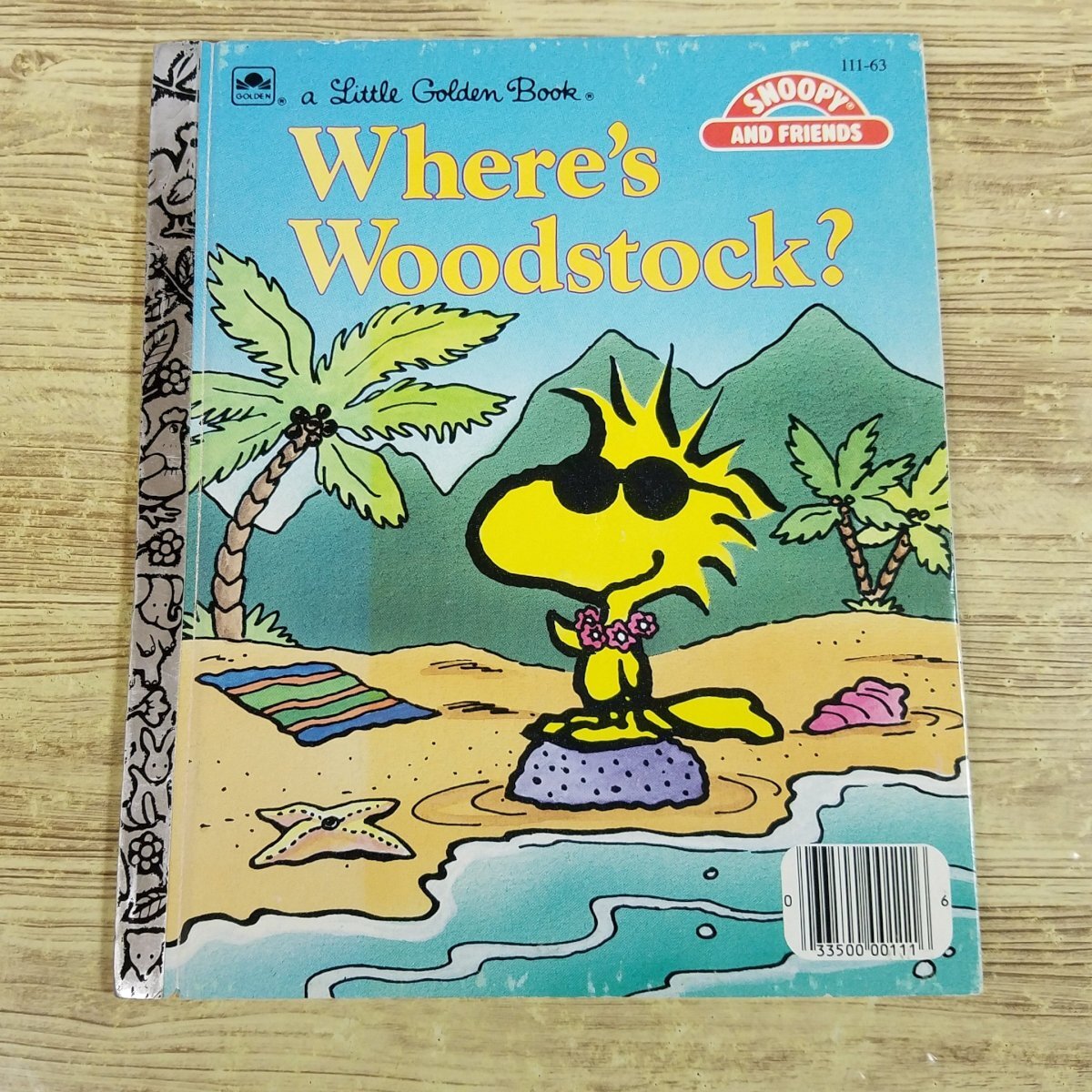 外国語絵本[スヌーピー SNOOPY AND FRIENDS Where’s Woodstock？] 英語絵本 洋書 Little Golden Book【送料180円】_画像1