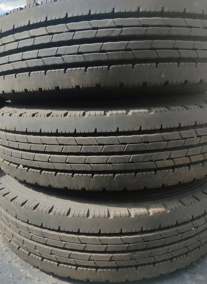 引取歓迎 6本セット 16×5.5K 5穴 115-8T 23年製 185/85R16 111/109N LT キャンター/2t/他 16インチ 夏タイヤ ホイール 栃木/福島発 手渡_画像8