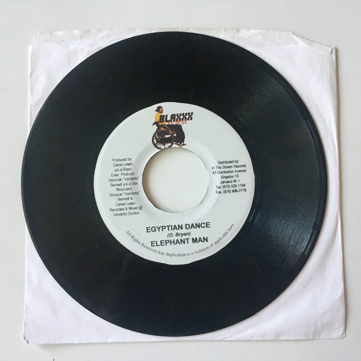 2445F●Elephant Man Egyptian Dance (Version) / Dancehall 2003年 Jamaica / EP 7inch EP アナログ盤_画像1