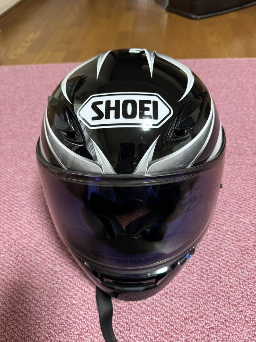 SHOEI ヘルメット　XR-1100 XL 中古　黒系グラフィック_画像1