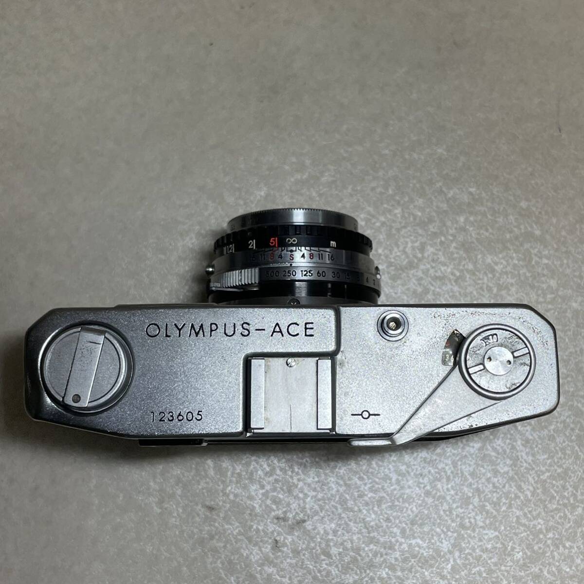 W2-2）OLYMPUS ACE コンパクトフィルムカメラ E.Zuiko 1:2.8 f=4.5cm （108）_画像4