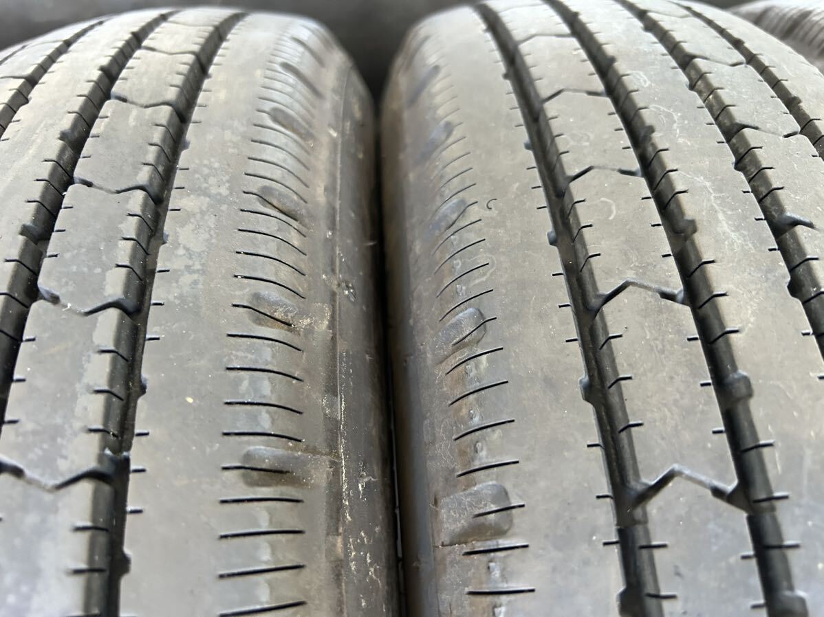 2021年 BRIDGESTONE 175/75R15 103/101N LT R202 サマトラックタイヤ6本セット、8.29mm〜9.70mm_画像3