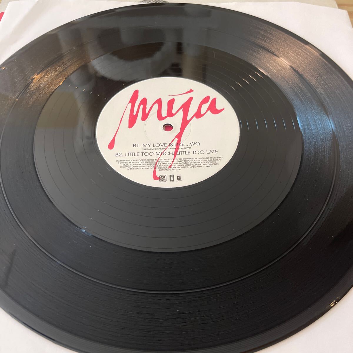 MYA/MY LOVE IS LIKE... WO/レコード/中古/DJ/CLUB/R&B_画像6