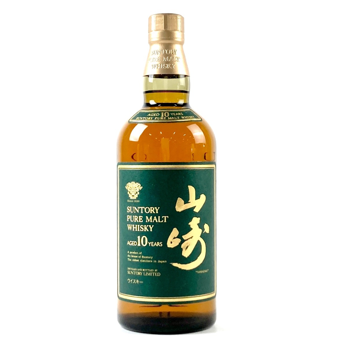 【東京都内限定発送】 サントリー SUNTORY 山崎 10年 ピュアモルト グリーンラベル 750ml 国産ウイスキー 【古酒】_バイセル 14142_1