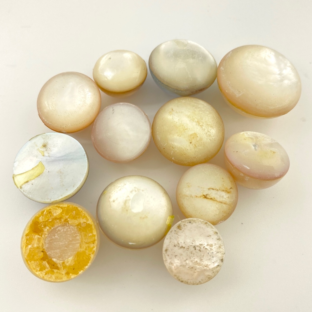 loose unset jewel material set sale mabe pearl loose 108.6g rank D[ used ]