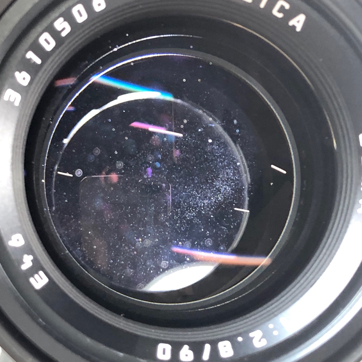 ライカ LEICA ELMARIT-M 90mm F2.8 エルマリート E46 ブラック レンジファインダーカメラ用レンズ 【中古】の画像6