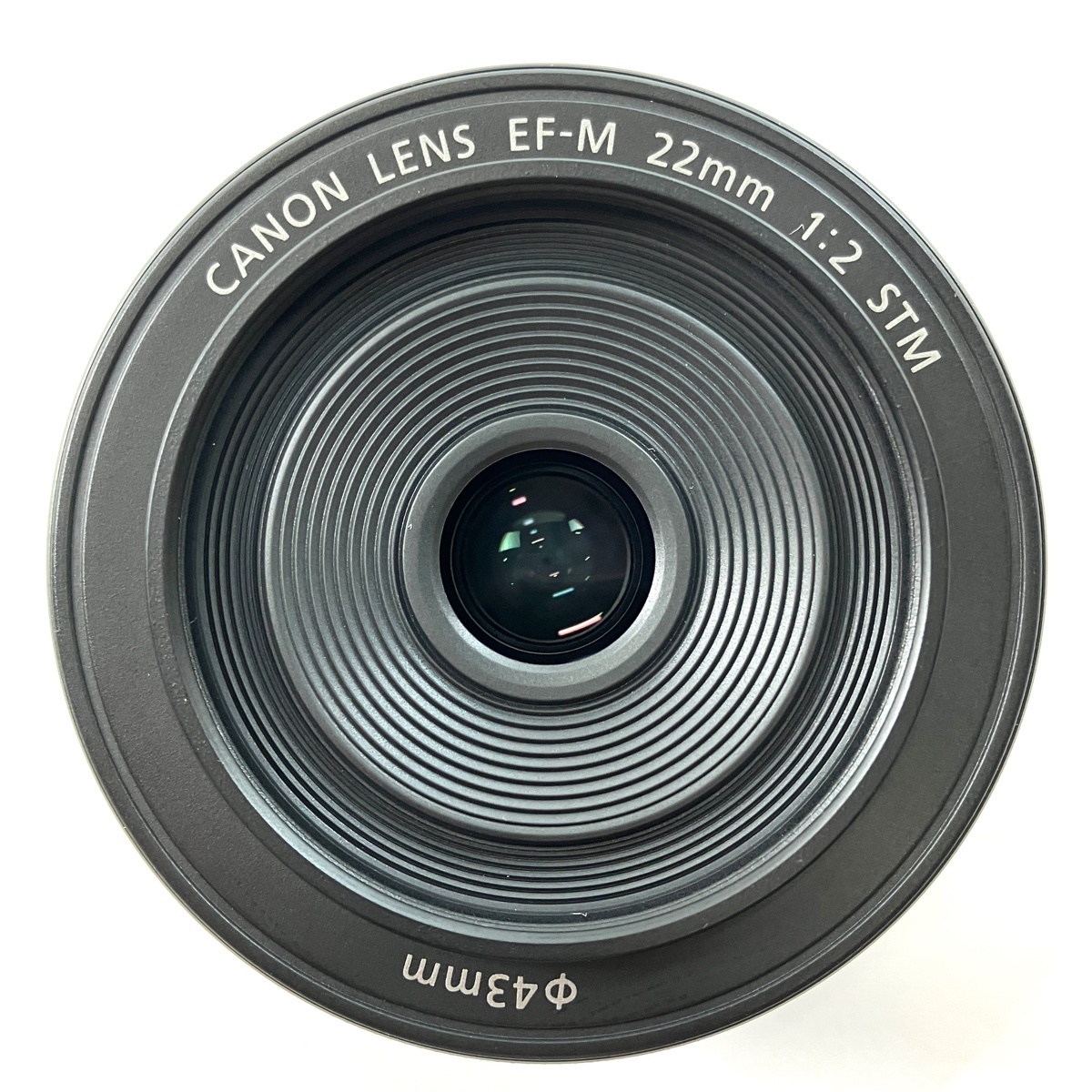 キヤノン Canon EF-M 22mm F2 STM ブラック 一眼カメラ用レンズ（オートフォーカス） 【中古】の画像4