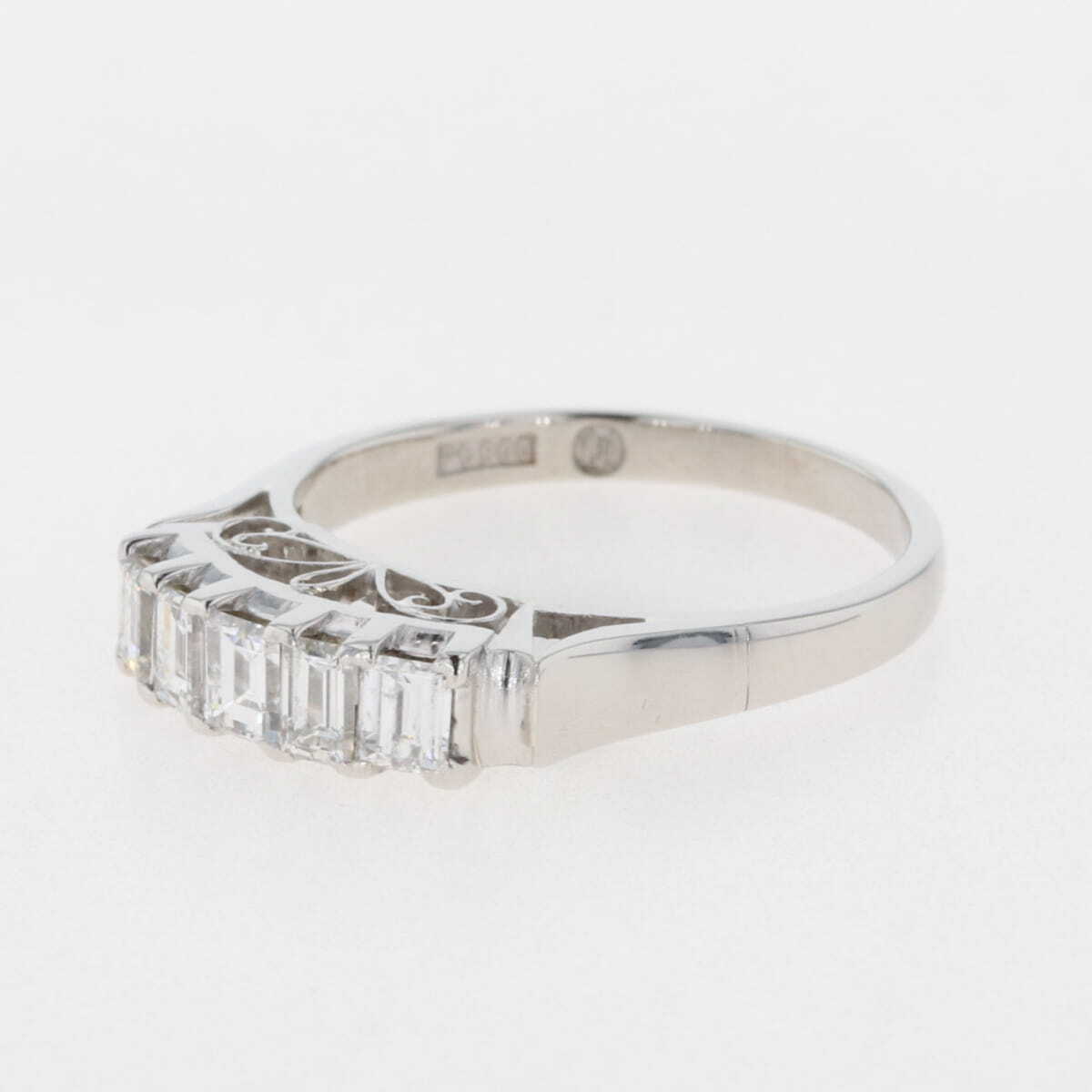 メレダイヤ デザインリング プラチナ 指輪 リング 10号 Pt900 ダイヤモンド レディース 【中古】_バイセル 14157_2