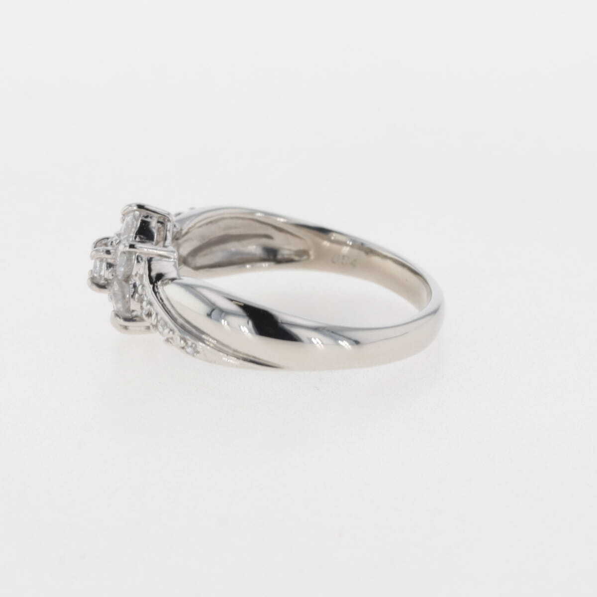メレダイヤ デザインリング プラチナ 指輪 リング 11.5号 Pt900 ダイヤモンド レディース 【中古】_バイセル 14157_3