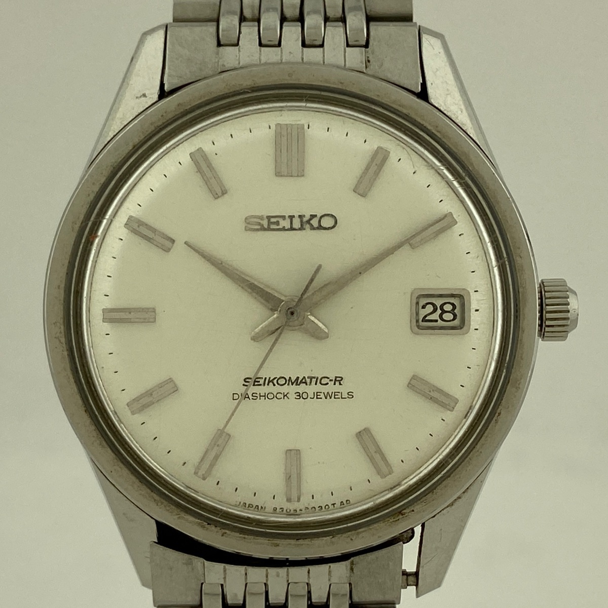 【ジャンク品】セイコー SEIKO セイコーマチックR ダイヤショック デイト 30石 腕時計 自動巻き 【中古】_バイセル 14150_1