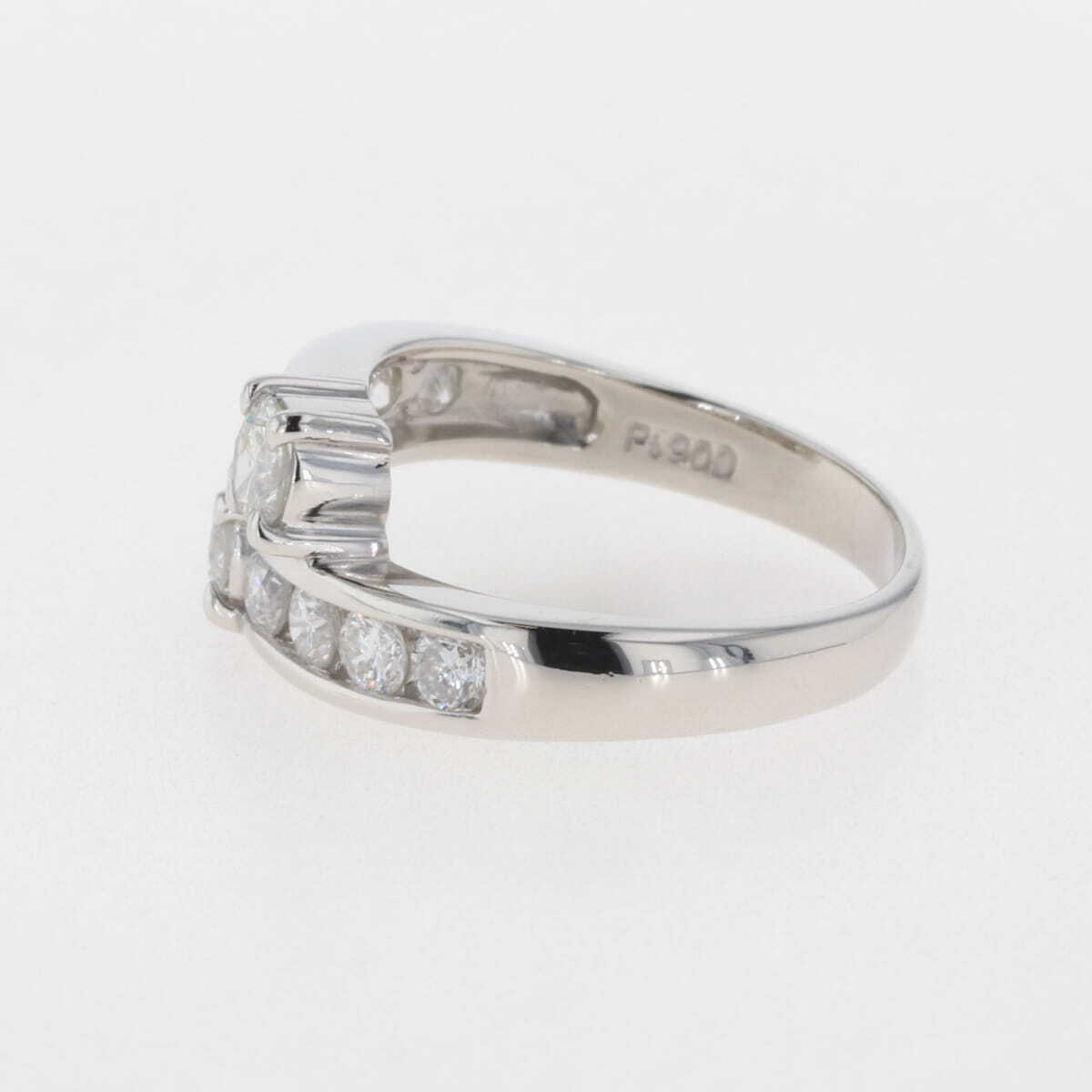 メレダイヤ デザインリング プラチナ 指輪 リング 9号 Pt900 ダイヤモンド レディース 【中古】_バイセル 14157_3