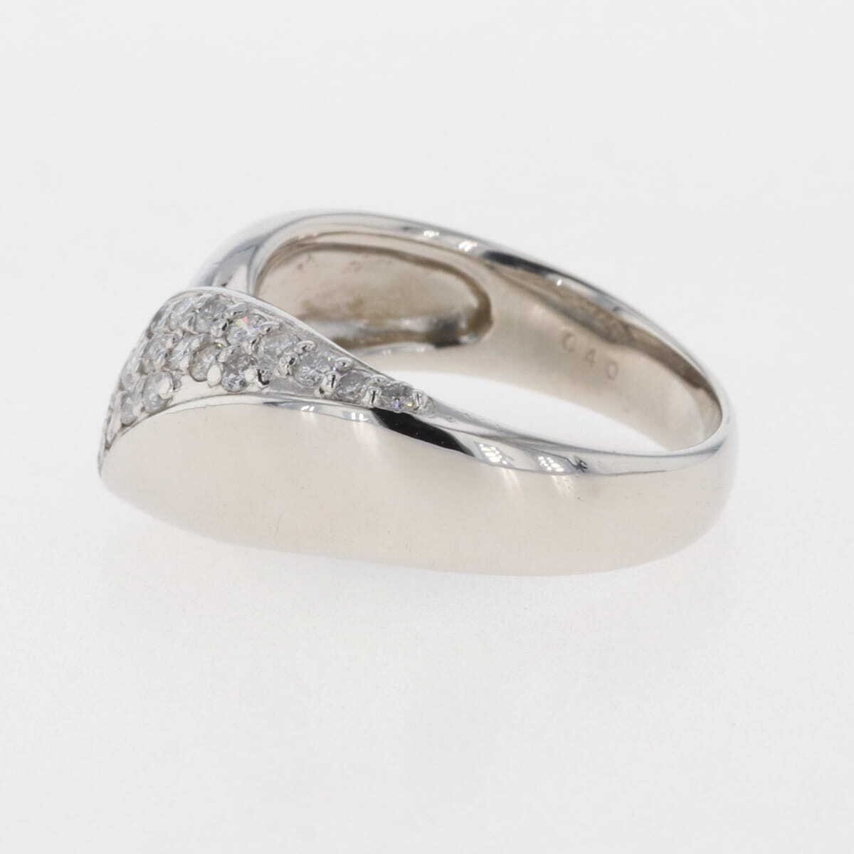 メレダイヤ デザインリング プラチナ 指輪 リング 13号 Pt900 ダイヤモンド レディース 【中古】_バイセル 14157_3