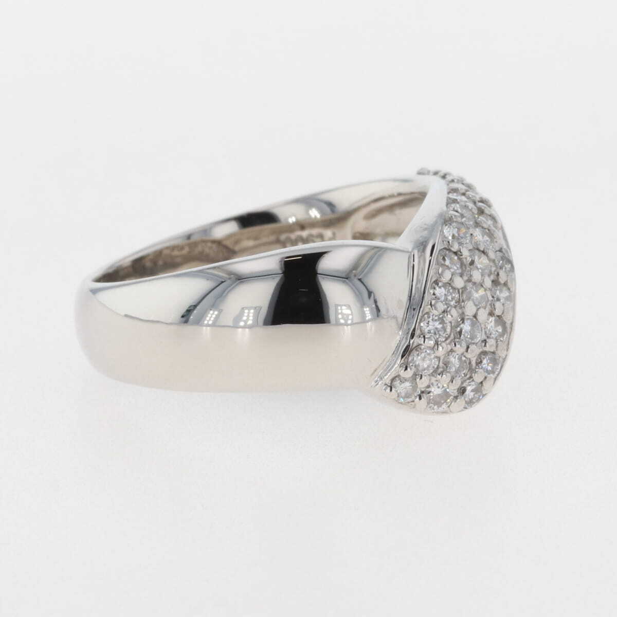 メレダイヤ デザインリング プラチナ 指輪 リング 13号 Pt900 ダイヤモンド レディース 【中古】_バイセル 14157_8