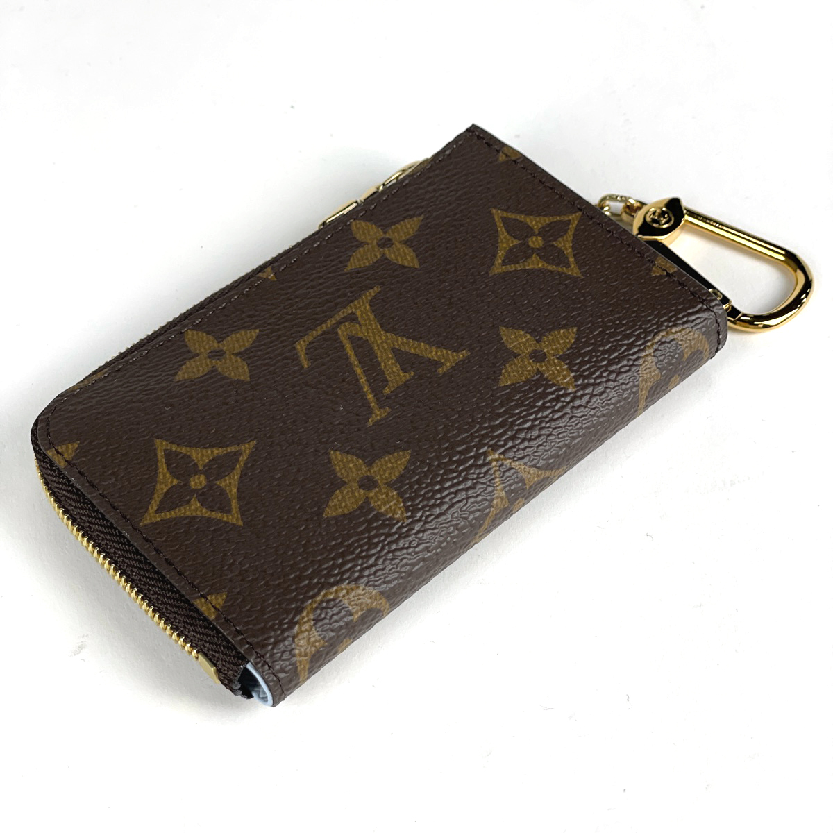 ルイ・ヴィトン Louis Vuitton ポルト クレ ノア コインケース キーケース ブラウン オランプブルー M83612 レディース 【中古】_バイセル 14186_2