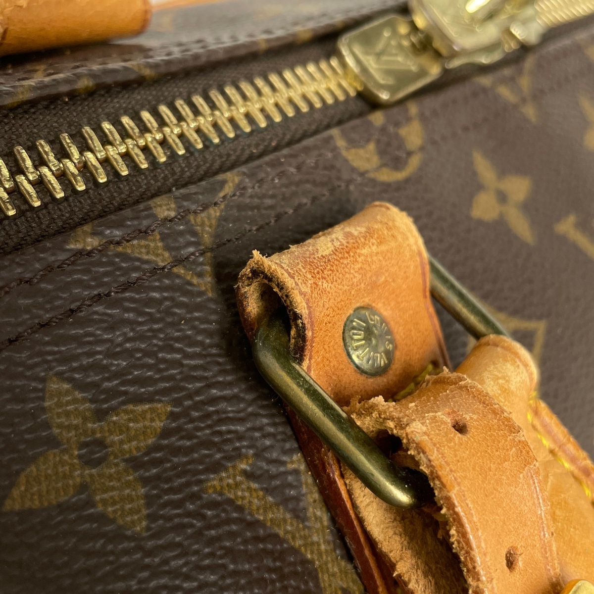 ルイ・ヴィトン Louis Vuitton キーポル 55 ハンドバッグ 旅行 ボストンバッグ モノグラム ブラウン M41424 MI1910 レディース 【中古】_バイセル 14176_6