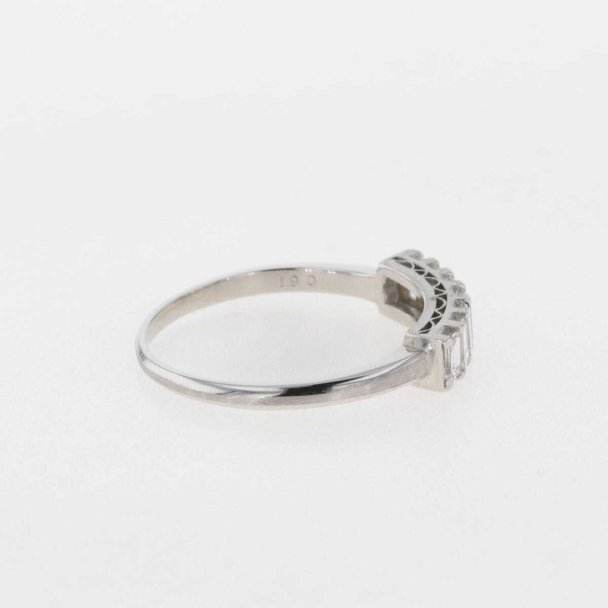 メレダイヤ デザインリング プラチナ 指輪 リング 10.5号 Pt900 ダイヤモンド レディース 【中古】_バイセル 14157_7