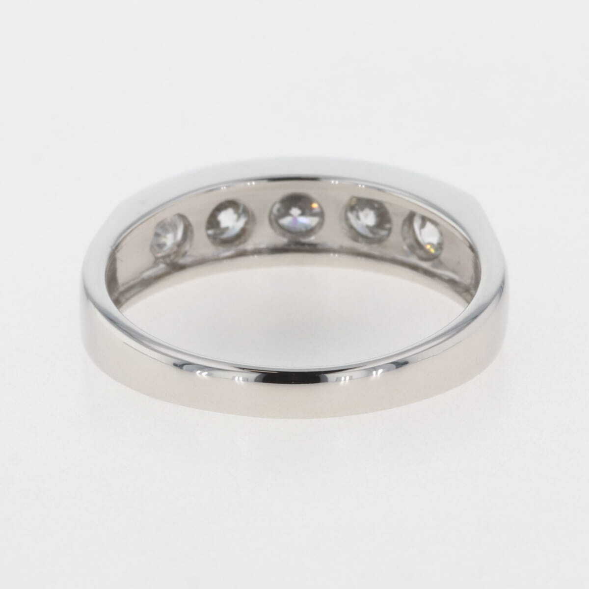 メレダイヤ デザインリング プラチナ 指輪 リング 15号 Pt900 ダイヤモンド レディース 【中古】_バイセル 14157_5