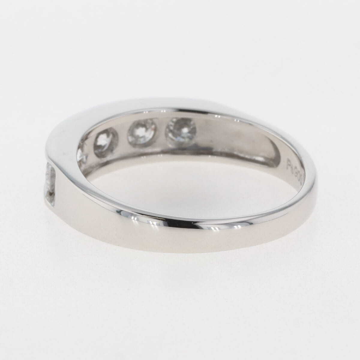 メレダイヤ デザインリング プラチナ 指輪 リング 15号 Pt900 ダイヤモンド レディース 【中古】_バイセル 14157_4