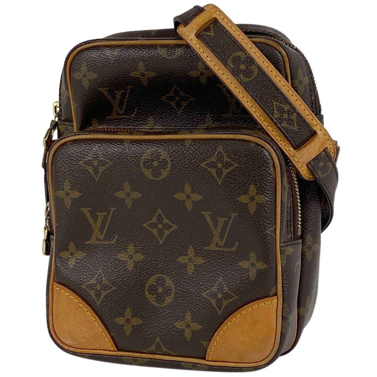 ルイ・ヴィトン Louis Vuitton アマゾン 斜め掛け ショルダーバッグ モノグラム ブラウン M45236 レディース 【中古】_バイセル 14172_1