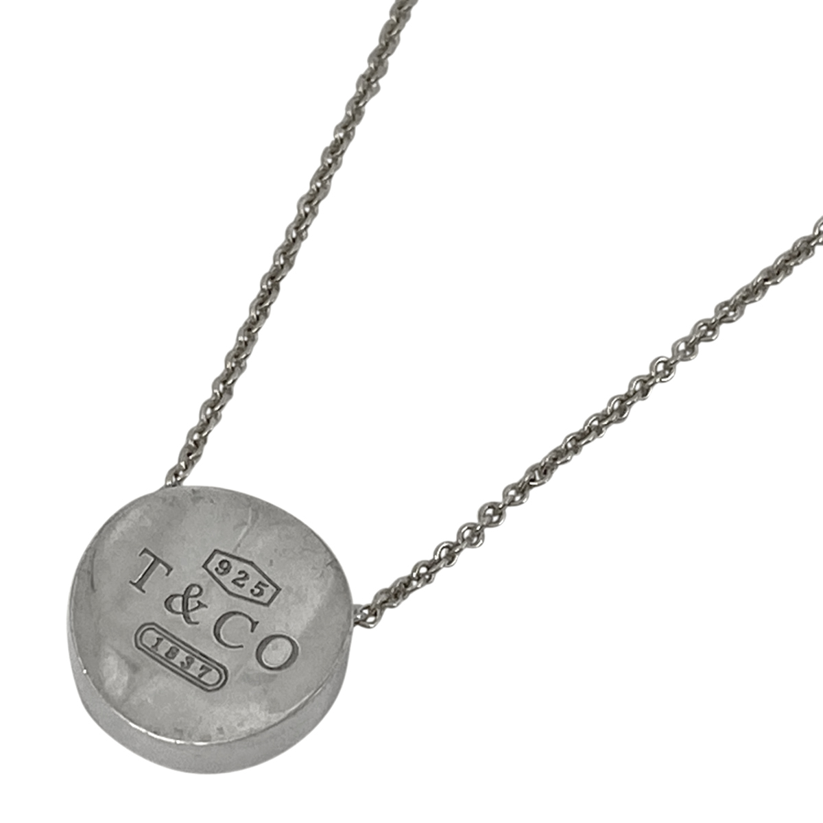 ティファニー TIFFANY&Co. コンケーブ サークル ネックレス 1837 ペンダント ネックレス シルバー925 シルバー レディース 【中古】_バイセル 14158_1