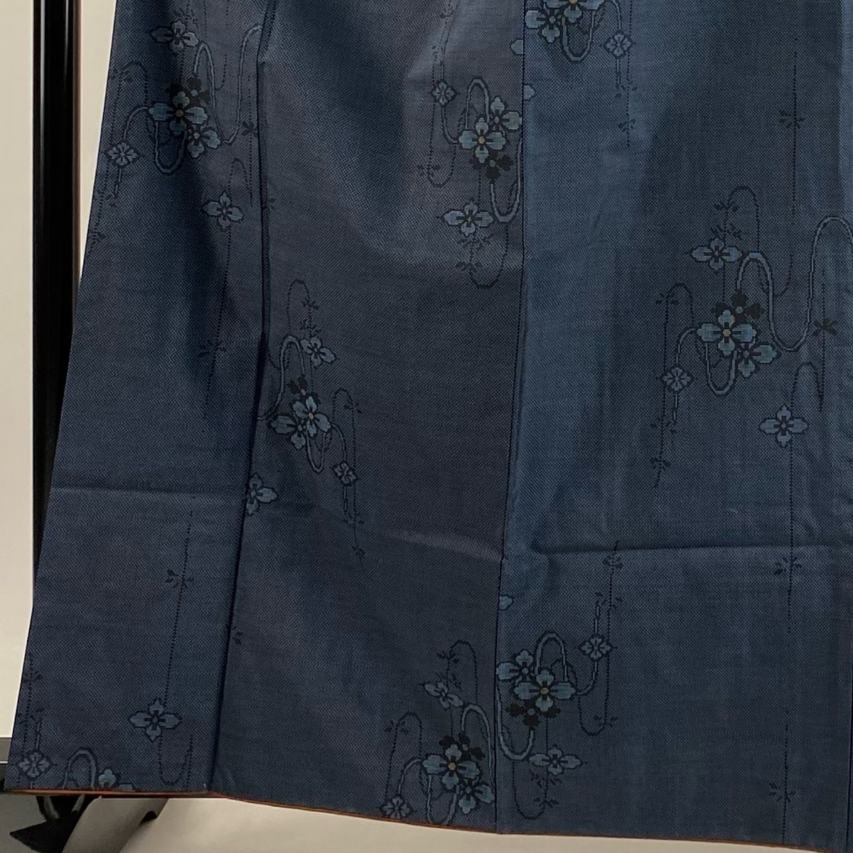 訪問着 身丈164.5cm 裄丈67cm M 袷 草花 幾何学模様 金彩 赤紫 訪問着 身丈164.5cm 裄丈67cm M 袷 草花 幾何学模様 金彩 赤紫
