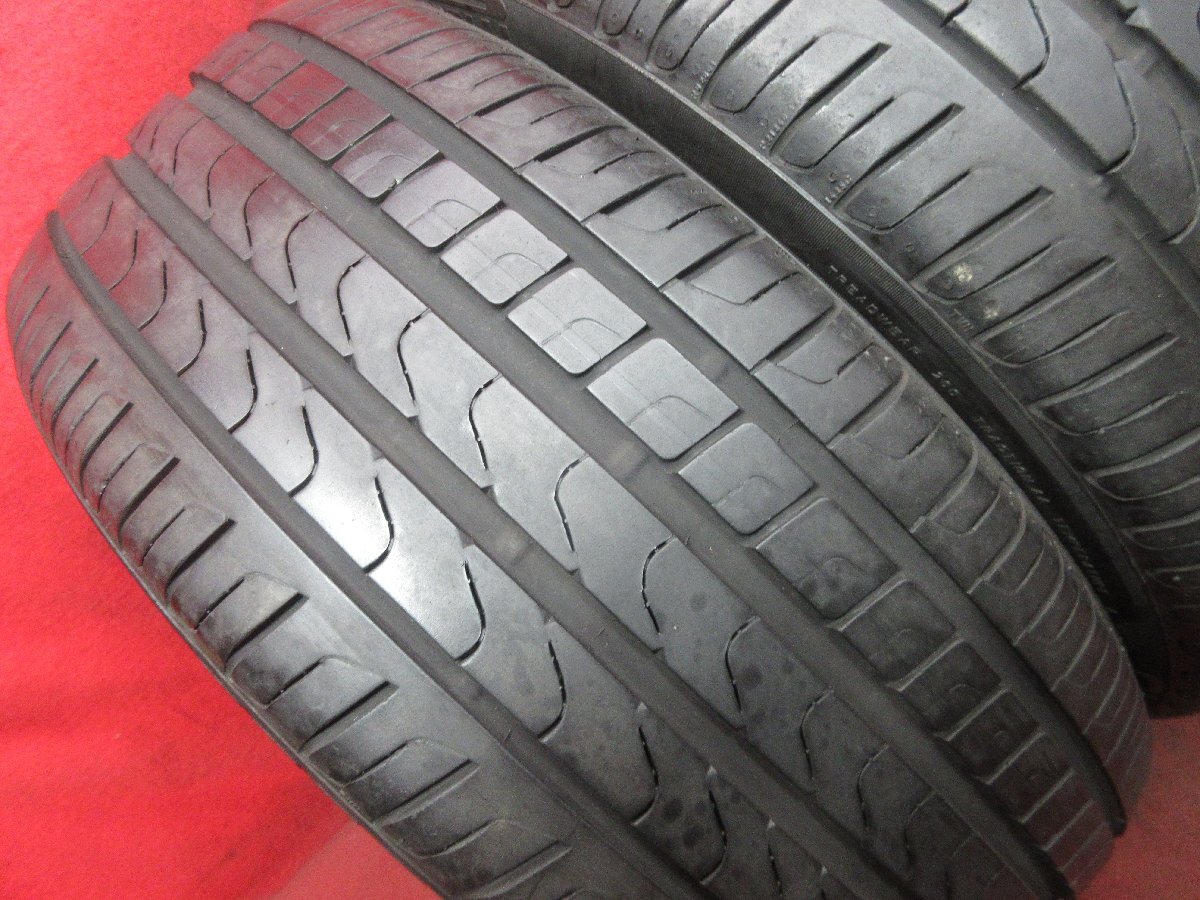 タイヤ 4本 225/45R17 ピレリ PIRELLI CINTURATO P7 (MO) バリ バリ山 溝アリ 送料無料★14850T_画像4